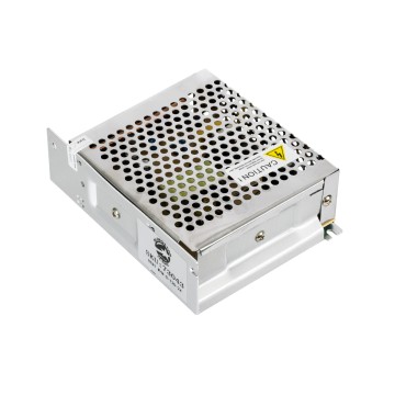 GLOBOSTAR® LUMIVOLT  Τροφοδοτικό/Μετασχηματιστής PELV 120W 5A DC 24V IP20 - AC 220-240V σε DC 24V / Ρυθμιζόμενo από DC 22.5V έως DC 25.5V - Μ13 x Π10 x Υ4cm