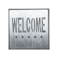 SENSATI  Φωτιστικό Τοίχου Ένδειξης WELCOME 5 STARS LED 1W AC 220-240V IP20 - Σώμα Αλουμινίου - Μ11 x Π11 x Υ3cm - Πράσινο