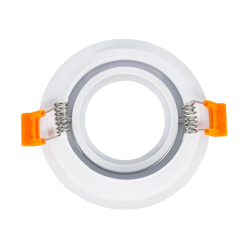 ALPHA  Χωνευτό Κινούμενο Στρόγγυλο Σποτ Οροφής για Λάμπα MR16/GU10 - IP20 - Χυτό Αλουμίνιο - Φ9.4 x Υ4.2cm - Λευκό