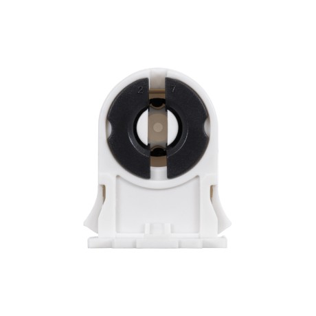GLOBOSTAR® BRACE  Ντουί για Λάμπες T8 Τύπου Φθορίου IP20 - Λευκό - Μ2.8 x Π2.3 x Υ3.5cm