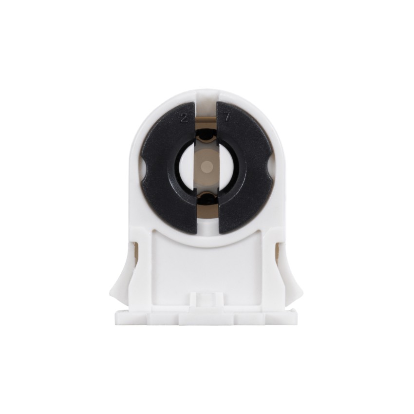 GLOBOSTAR® BRACE  Ντουί για Λάμπες T8 Τύπου Φθορίου IP20 - Λευκό - Μ2.8 x Π2.3 x Υ3.5cm