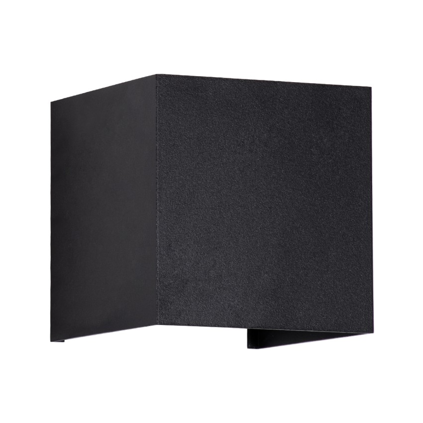 AXIS-S  Φωτιστικό Τοίχου - Απλίκα Αρχιτεκτονικού Φωτισμού Εσωτερικού/Εξωτερικού Χώρου Up & Down LED 10W 1250lm 10 έως 60° AC 220-240V Αδιάβροχο IP65 Μ10 x Π10 x Υ10cm - Ψυχρό Λευκό 6000K - Μαύρο - Bridgelux Chip