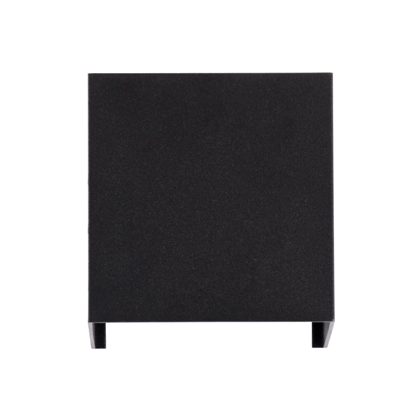 AXIS-S  Φωτιστικό Τοίχου - Απλίκα Αρχιτεκτονικού Φωτισμού Εσωτερικού/Εξωτερικού Χώρου Up & Down LED 10W 1250lm 10 έως 60° AC 220-240V Αδιάβροχο IP65 Μ10 x Π10 x Υ10cm - Ψυχρό Λευκό 6000K - Μαύρο - Bridgelux Chip