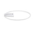 CINDERELLA  Φωτιστικό Οροφής Δαχτυλίδι-Κύκλος LED CCT 30W 3360lm 360° AC 220-240V - Εναλλαγή Φωτισμού μέσω Τηλεχειριστηρίου All In One Ψυχρό 6000k+Φυσικό 4500k+Θερμό 2700k Dimmable Φ50cm - Λευκό