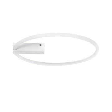 CINDERELLA  Φωτιστικό Οροφής Δαχτυλίδι-Κύκλος LED CCT 30W 3360lm 360° AC 220-240V - Εναλλαγή Φωτισμού μέσω Τηλεχειριστηρίου All In One Ψυχρό 6000k+Φυσικό 4500k+Θερμό 2700k Dimmable Φ50cm - Λευκό