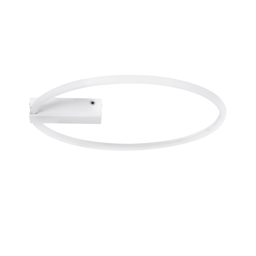 CINDERELLA  Φωτιστικό Οροφής Δαχτυλίδι-Κύκλος LED CCT 30W 3360lm 360° AC 220-240V - Εναλλαγή Φωτισμού μέσω Τηλεχειριστηρίου All In One Ψυχρό 6000k+Φυσικό 4500k+Θερμό 2700k Dimmable Φ50cm - Λευκό