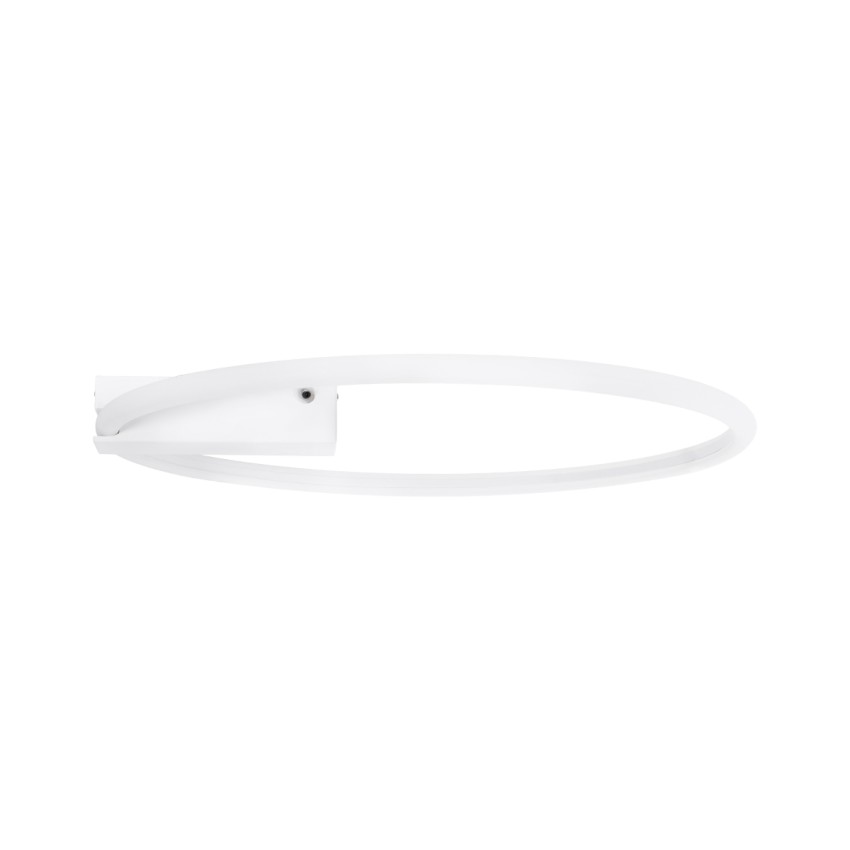 CINDERELLA  Φωτιστικό Οροφής Δαχτυλίδι-Κύκλος LED CCT 30W 3360lm 360° AC 220-240V - Εναλλαγή Φωτισμού μέσω Τηλεχειριστηρίου All In One Ψυχρό 6000k+Φυσικό 4500k+Θερμό 2700k Dimmable Φ50cm - Λευκό
