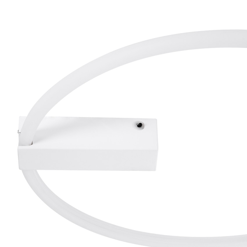 CINDERELLA  Φωτιστικό Οροφής Δαχτυλίδι-Κύκλος LED CCT 30W 3360lm 360° AC 220-240V - Εναλλαγή Φωτισμού μέσω Τηλεχειριστηρίου All In One Ψυχρό 6000k+Φυσικό 4500k+Θερμό 2700k Dimmable Φ50cm - Λευκό