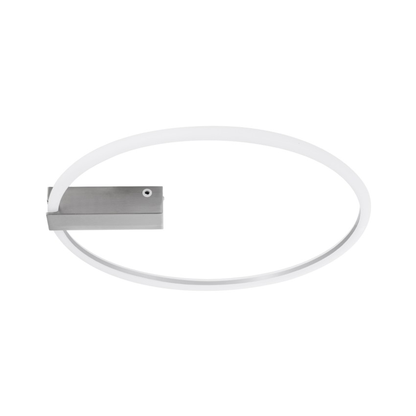 CINDERELLA  Φωτιστικό Οροφής Δαχτυλίδι-Κύκλος LED CCT 30W 3360lm 360° AC 220-240V - Εναλλαγή Φωτισμού μέσω Τηλεχειριστηρίου All In One Ψυχρό 6000k+Φυσικό 4500k+Θερμό 2700k Dimmable Φ50cm - Χρώμιο Νικελ