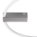 CINDERELLA  Φωτιστικό Οροφής Δαχτυλίδι-Κύκλος LED CCT 30W 3360lm 360° AC 220-240V - Εναλλαγή Φωτισμού μέσω Τηλεχειριστηρίου All In One Ψυχρό 6000k+Φυσικό 4500k+Θερμό 2700k Dimmable Φ50cm - Χρώμιο Νικελ