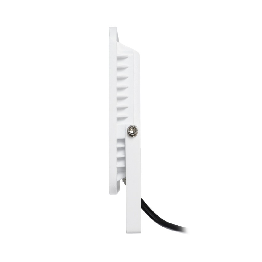 GLOBOSTAR® ATLAS  Προβολέας LED 50W 5750lm 120° AC 220-240V Αδιάβροχο IP67 Θερμό Λευκό 2700K - Lumileds SMD Chip  - Λευκό Ματ - Μ21 x Π3.5 x Υ16cm