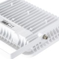 GLOBOSTAR® ATLAS  Προβολέας LED 50W 5750lm 120° AC 220-240V Αδιάβροχο IP67 Θερμό Λευκό 2700K - Lumileds SMD Chip  - Λευκό Ματ - Μ21 x Π3.5 x Υ16cm