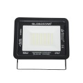 GLOBOSTAR® ATLAS  Προβολέας LED 50W 6250lm 120° AC 220-240V Αδιάβροχο IP67 Ψυχρό Λευκό 6000K - Lumileds SMD Chip  - Μαύρο Ματ - Μ21 x Π3.5 x Υ16cm