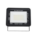 GLOBOSTAR® ATLAS  Προβολέας LED 50W 6000lm 120° AC 220-240V Αδιάβροχο IP67 Φυσικό Λευκό 4500K - Lumileds SMD Chip  - Μαύρο Ματ - Μ21 x Π3.5 x Υ16cm