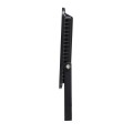 GLOBOSTAR® ATLAS  Προβολέας LED 100W 11500lm 120° AC 220-240V Αδιάβροχο IP67 Θερμό Λευκό 2700K - Lumileds SMD Chip  - Μαύρο Ματ - Μ27 x Π4 x Υ21cm