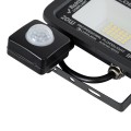 GLOBOSTAR® AURORA 64137 Προβολέας με Ανιχνευτή PIR / Αισθητήρα Κίνησης LED 20W 2500lm 120° AC 220-240V Αδιάβροχο IP67 Ψυχρό Λευκό 6000K - Lumileds SMD Chip  - Μαύρο Ματ - Μ12 x Π5 x Υ14.5cm