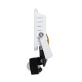 GLOBOSTAR® AURORA  Προβολέας με Ανιχνευτή PIR / Αισθητήρα Κίνησης LED 20W 2500lm 120° AC 220-240V Αδιάβροχο IP67 Ψυχρό Λευκό 6000K - Lumileds SMD Chip  - Λευκό Ματ - Μ12 x Π5 x Υ14.5cm