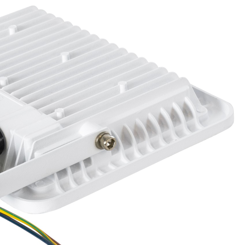 GLOBOSTAR® AURORA  Προβολέας με Ανιχνευτή PIR / Αισθητήρα Κίνησης LED 50W 6250lm 120° AC 220-240V Αδιάβροχο IP67 Ψυχρό Λευκό 6000K - Lumileds SMD Chip  - Λευκό Ματ - Μ21 x Π5 x Υ21cm