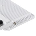 GLOBOSTAR® AURORA  Προβολέας με Ανιχνευτή PIR / Αισθητήρα Κίνησης LED 100W 12500lm 120° AC 220-240V Αδιάβροχο IP67 Ψυχρό Λευκό 6000K - Lumileds SMD Chip  - Λευκό Ματ - Μ25 x Π6.5 x Υ27.5cm