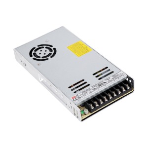 GLOBOSTAR® MEANWELL-LRS350-24  Τροφοδοτικό/Μετασχηματιστής Class II PELV 350W 14.6A DC 24V IP20 - AC 220-240V σε DC 24V / Ρυθμιζόμενo από DC 21.6V έως DC 28.8V - Μ21.5 x Π11.5 x Υ3cm