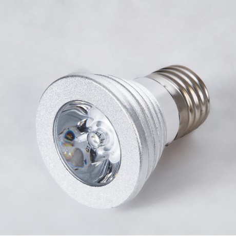 Σποτ LED E27 MR16 3W 200lm 90° AC 220-240V IP20 Φ5 x Υ8.5cm - Εναλλαγή Φωτισμού μέσω Τηλεχειριστηρίου RGB - Dimmable