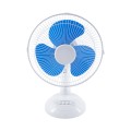 SOLARI-FAN  Solar Fan Αυτόνομος Ηλιακός Επιτραπέζιος Ανεμιστήρας 25W 2 Λειτουργιών Ρεύματος με AC 220-240V ή με Φωτοβολταϊκό Panel 9V 12W & Επαναφορτιζόμενη Μπαταρία Li-ion 7.4V 4400mAh - 3 Ταχύτητες - IP20 - Μ24 x Π36 x Υ49cm - Λευκό & Μπλε