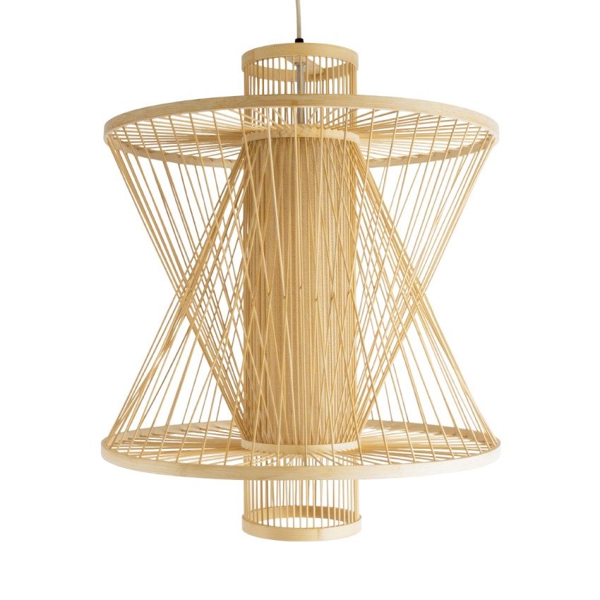 HIBISCUS Boho Κρεμαστό Φωτιστικό Πλέγμα Μονόφωτο 1 x E27 IP20 Μπεζ Ξύλο - Μ50 x Π50 x Υ60cm HIBISCUS Boho Κρεμαστό Φωτιστικό Πλέγμα Μονόφωτο 1 x E27 IP20 Μπεζ Ξύλο - Μ50 x Π50 x Υ60cm