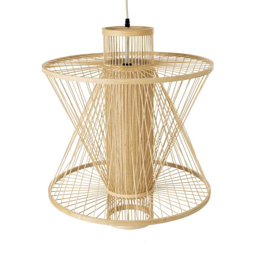 HIBISCUS Boho Κρεμαστό Φωτιστικό Πλέγμα Μονόφωτο 1 x E27 IP20 Μπεζ Ξύλο - Μ50 x Π50 x Υ60cm HIBISCUS Boho Κρεμαστό Φωτιστικό Πλέγμα Μονόφωτο 1 x E27 IP20 Μπεζ Ξύλο - Μ50 x Π50 x Υ60cm