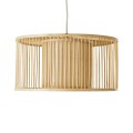 GLOBOSTAR® HIBISCUS  Boho Κρεμαστό Φωτιστικό Οροφής με Ντουί 1 x E27 AC 220-240V IP20 - Μπεζ - Μ40 x Π40 x Υ20cm