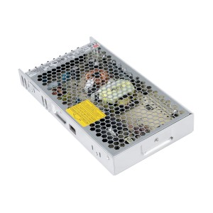 GLOBOSTAR® MEANWELL-LRS200-12  Τροφοδοτικό/Μετασχηματιστής PELV 200W 17A DC 12V IP20 - AC 220-240V σε DC 12V / Ρυθμιζόμενo από DC 10.2V έως DC 13.8V - Μ21.5 x Π11.5 x Υ3cm