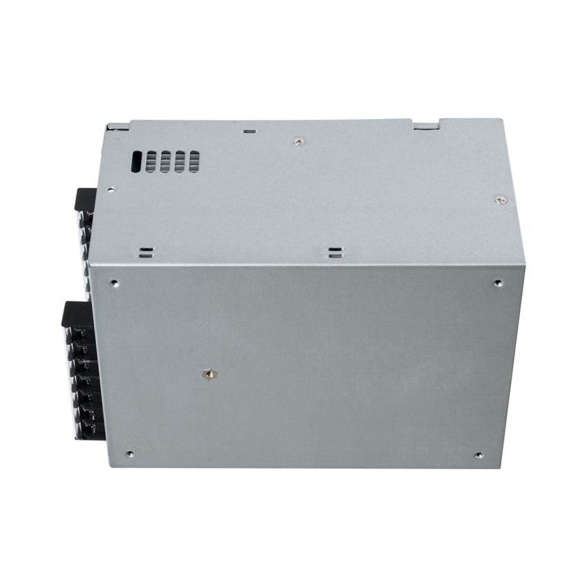 GLOBOSTAR® MEANWELL-PSP600-24  Τροφοδοτικό/Μετασχηματιστής Class I PELV 600W 25A AC 220-240V σε DC 24V IP20 - Ρυθμιζόμενo από DC 20V έως DC 26.4V - Ασημί - Μ17 x Π12 x Υ9.3cm