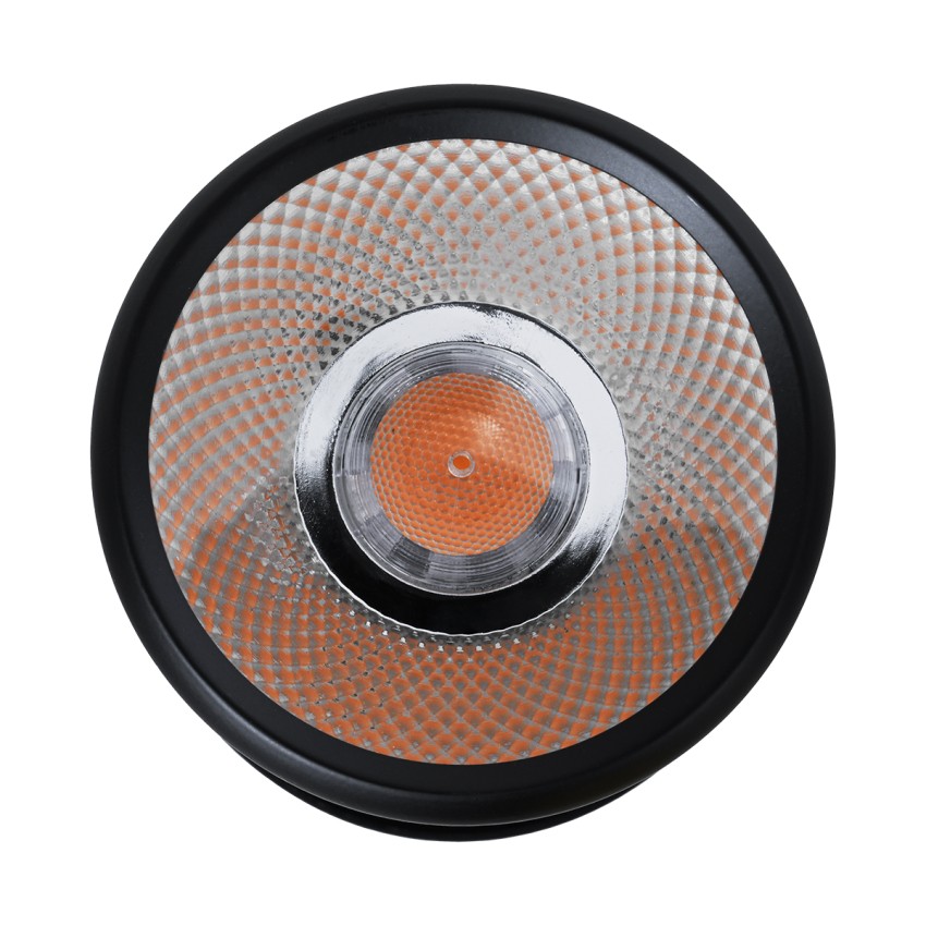 DETRONIC  Επιφανειακό Κινούμενο Spot Downlight LED 10W 1250lm 24° AC 220-240V IP20 Φ9cm x Υ16cm - Στρόγγυλο - Μαύρο - Θερμό Λευκό 2700K - Bridgelux COB - TÜV Certified Driver