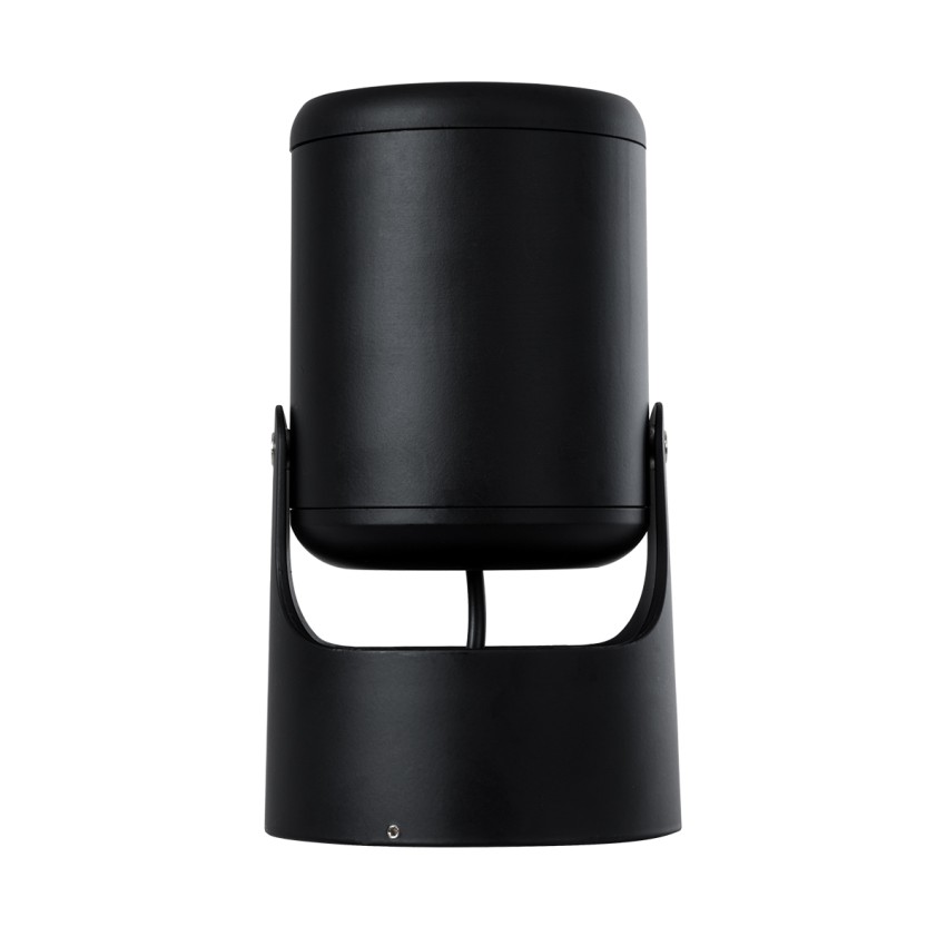 DETRONIC  Επιφανειακό Κινούμενο Spot Downlight LED 10W 1250lm 24° AC 220-240V IP20 Φ9cm x Υ16cm - Στρόγγυλο - Μαύρο - Θερμό Λευκό 2700K - Bridgelux COB - TÜV Certified Driver