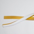 GLOBOSTAR® MORALES  Μοντέρνο Κρεμαστό Φωτιστικό Οροφής LED 54W 6048lm 300° AC 220-240V IP20 Ρυθμιζόμενο Λευκό CCT με Χειριστήριο από 2700K έως 6000K Dimmable - Lumileds SMD Chip - Σατινέ Χρυσό Βούρτσας - Μ90 x Π14 x Υ14cm
