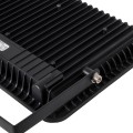 GLOBOSTAR® ATLAS  Προβολέας LED 150W 18750lm 120° AC 220-240V Αδιάβροχο IP67 Ψυχρό Λευκό 6000K - Lumileds SMD Chip  - Μαύρο Ματ - Μ32 x Π4 x Υ23cm
