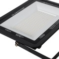 GLOBOSTAR® ATLAS  Προβολέας LED 150W 17250lm 120° AC 220-240V Αδιάβροχο IP67 Θερμό Λευκό 2700K - Lumileds SMD Chip  - Μαύρο Ματ - Μ32 x Π4 x Υ23cm