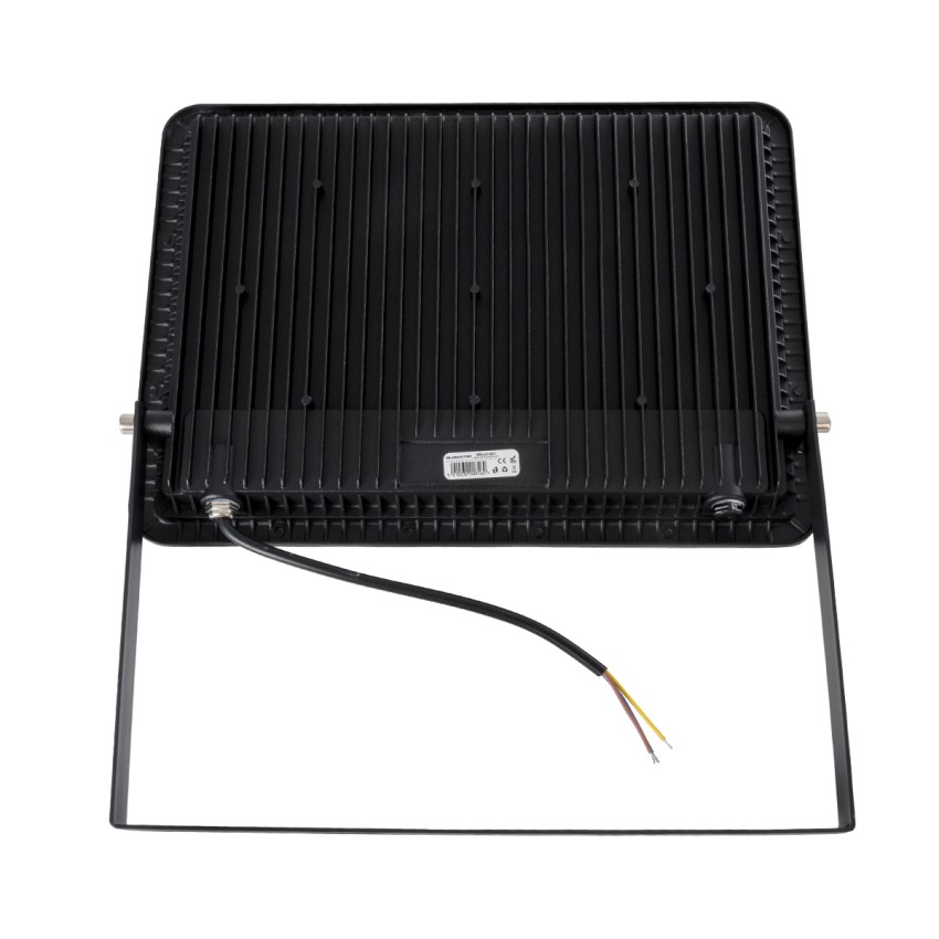 GLOBOSTAR® ATLAS  Προβολέας LED 200W 25000lm 120° AC 220-240V Αδιάβροχο IP67 Ψυχρό Λευκό 6000K - Lumileds SMD Chip  - Μαύρο Ματ - Μ38 x Π4 x Υ28cm