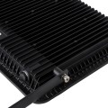 GLOBOSTAR® ATLAS  Προβολέας LED 200W 25000lm 120° AC 220-240V Αδιάβροχο IP67 Ψυχρό Λευκό 6000K - Lumileds SMD Chip  - Μαύρο Ματ - Μ38 x Π4 x Υ28cm