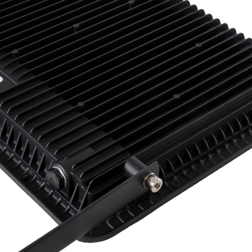 GLOBOSTAR® ATLAS  Προβολέας LED 200W 25000lm 120° AC 220-240V Αδιάβροχο IP67 Ψυχρό Λευκό 6000K - Lumileds SMD Chip  - Μαύρο Ματ - Μ38 x Π4 x Υ28cm