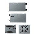 GLOBOSTAR® MEANWELL-PSP600-24  Τροφοδοτικό/Μετασχηματιστής Class I PELV 600W 25A AC 220-240V σε DC 24V IP20 - Ρυθμιζόμενo από DC 20V έως DC 26.4V - Ασημί - Μ17 x Π12 x Υ9.3cm