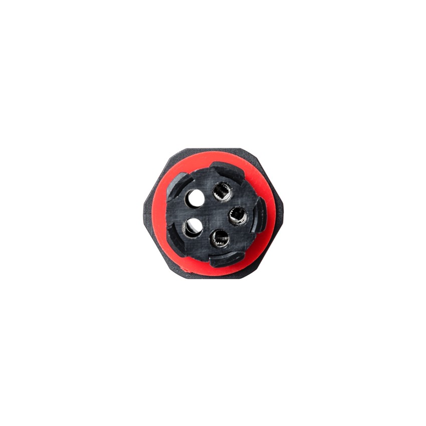 GLOBOSTAR® FAST-CONNECT  Διπλός Ι Σύνδεσμος Ταχείας Σύνδεσης & Διακλάδωσης Καλωδίων - 1 x Είσοδος & 1 x Έξοδος - Εσωτερική Τριπλή Κλέμα με Συμβατή Διατομή Καλωδίων 3 x 0.5mm² έως 3 x 2.5mm² - 450V 16A Max Αδιάβροχο IP68 - Μαύρο - Μ9 x Π2.5 x Υ2.5c