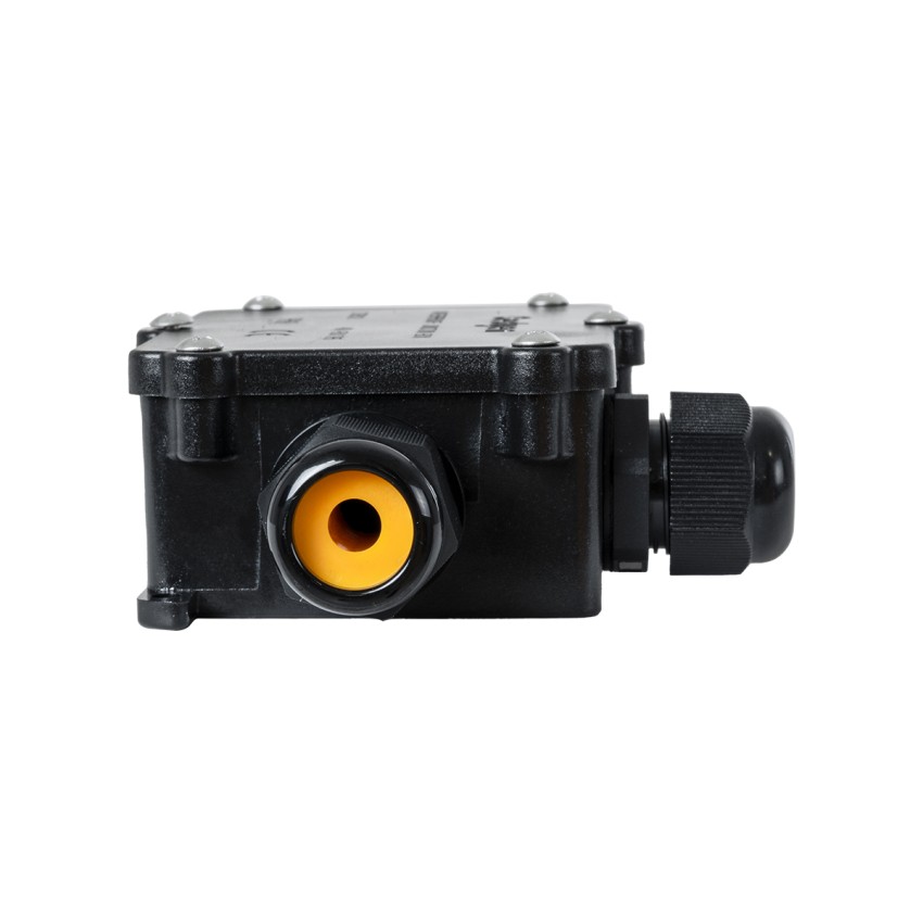 FAST-CONNECT  Τριπλό Υ Αδιάβροχο IP68 Κυτίο Ταχείας Σύνδεσης & Διακλάδωσης Καλωδίων - 3 x Είσοδοι - Εσωτερική Τριπλή Κλέμα με Συμβατή Διατομή Καλωδίων 3 x 0.5mm² έως 3 x 2.5mm² - 450V 41A Max - Μ14 x Π9.5 x Υ4cm - Μαύρο