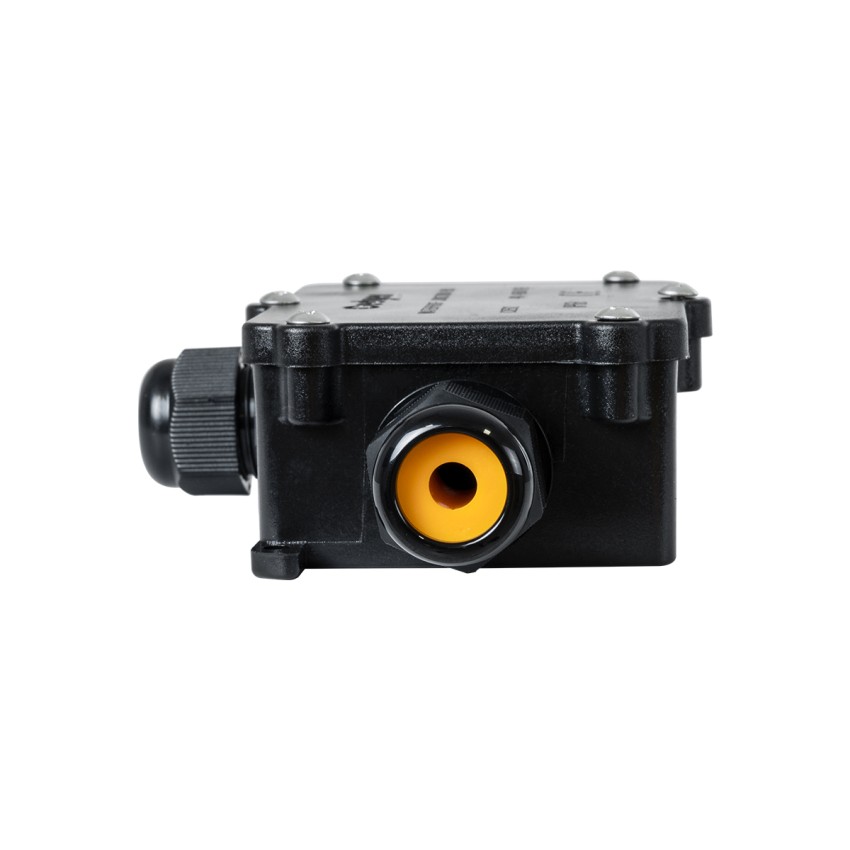 FAST-CONNECT  Τριπλό Υ Αδιάβροχο IP68 Κυτίο Ταχείας Σύνδεσης & Διακλάδωσης Καλωδίων - 3 x Είσοδοι - Εσωτερική Τριπλή Κλέμα με Συμβατή Διατομή Καλωδίων 3 x 0.5mm² έως 3 x 2.5mm² - 450V 41A Max - Μ14 x Π9.5 x Υ4cm - Μαύρο