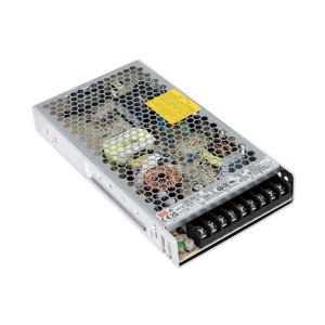 GLOBOSTAR® MEANWELL-LRS200-12  Τροφοδοτικό/Μετασχηματιστής PELV 200W 17A DC 12V IP20 - AC 220-240V σε DC 12V / Ρυθμιζόμενo από DC 10.2V έως DC 13.8V - Μ21.5 x Π11.5 x Υ3cm