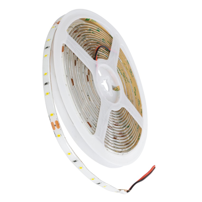 GLOBOSTAR® LILAC  Ταινία LED 6W/m 600lm/m 120° DC 24V Αδιάβροχη IP65 60 x SMD2835 Chip/m Φυσικό Λευκό 4500K Dimmable - Μ500 x Π0.8 x Υ0.2cm - Ρολό 5 Μέτρων