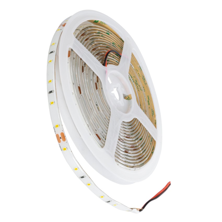 GLOBOSTAR® LILAC  Ταινία LED 6W/m 540lm/m 120° DC 24V Αδιάβροχη IP65 60 x SMD2835 Chip/m Θερμό Λευκό 2700K Dimmable - Μ500 x Π0.8 x Υ0.2cm - Ρολό 5 Μέτρων