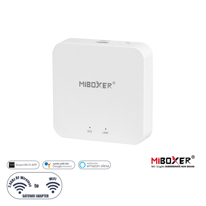 WL-BOX2 Mi-BOXER Smart Gateway Bridge Adapter WiFi to RF 2.4Ghz - Tuya Smart APP - USB Type-C DC 5V - IP20 Μ6.4 x Π6.4 x Υ1.5cm