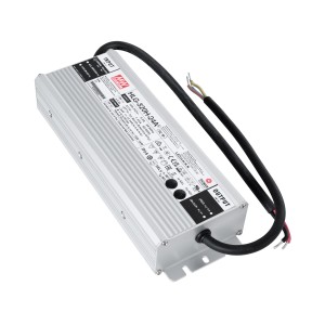 GLOBOSTAR® MEANWELL-HLG320H-24A  Τροφοδοτικό/Μετασχηματιστής SELV 320W 13.3A DC24V Αδιάβροχο IP65 - AC 220-240V σε DC 24V / Ρυθμιζόμενο από DC 21V έως DC 26V - Μ25.2 x Π9 x Υ4.38cm