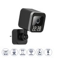 Επιτοίχια Κάμερα Πρίζας WiFi HD 1080P 350° Διπλή Κατέυθυνση Ομιλίας & Ανιχνευτή Κίνησης - Απομακρυσμένος Έλεγχος IP20 - Μαύρο - Μ6 x Π5.5 x Υ16cm