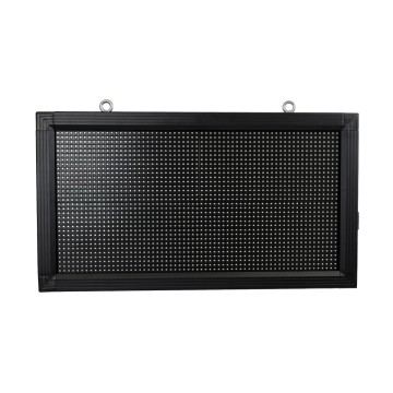 GLOBOSTAR® DISPLAY  Κυλιόμενη Ψηφιακή Επιγραφή 64x32cm P10 Μονής Όψης LED AC 220-240V Αδιάβροχο IP65 Κόκκινο - WiFi Control μέσω FK APP - Αισθητήρας Θερμοκρασίας & Υγρασίας - Μ72 x Π9 x Υ42.5cm